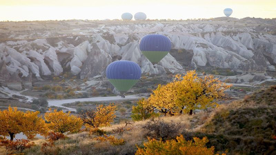 Kapadokya'ya turist akını